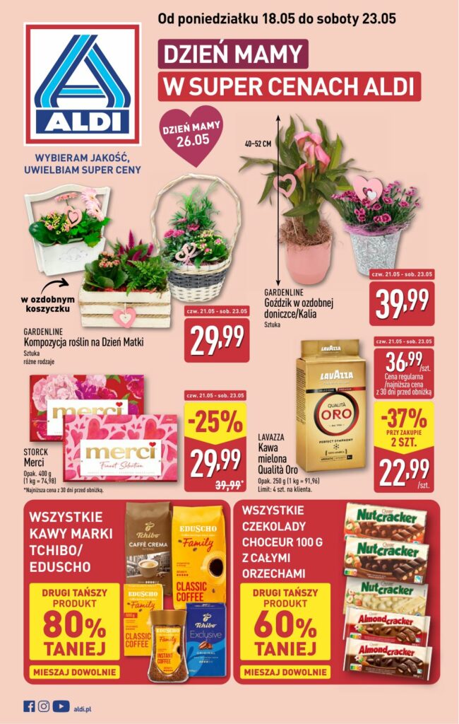 Gazetka promocyjna Aldi ważna od poniedziałku 18.05 do soboty 23.05