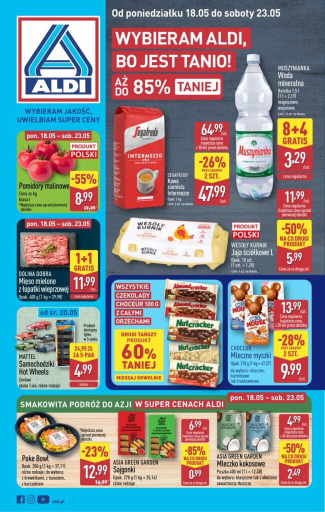 Gazetka promocyjna Aldi ważna 18.05 – 23.05