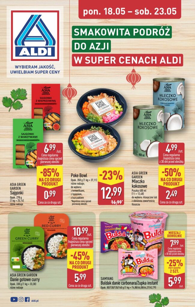Gazetka promocyjna Aldi ważna pon. 18.05 – sob. 23.05
