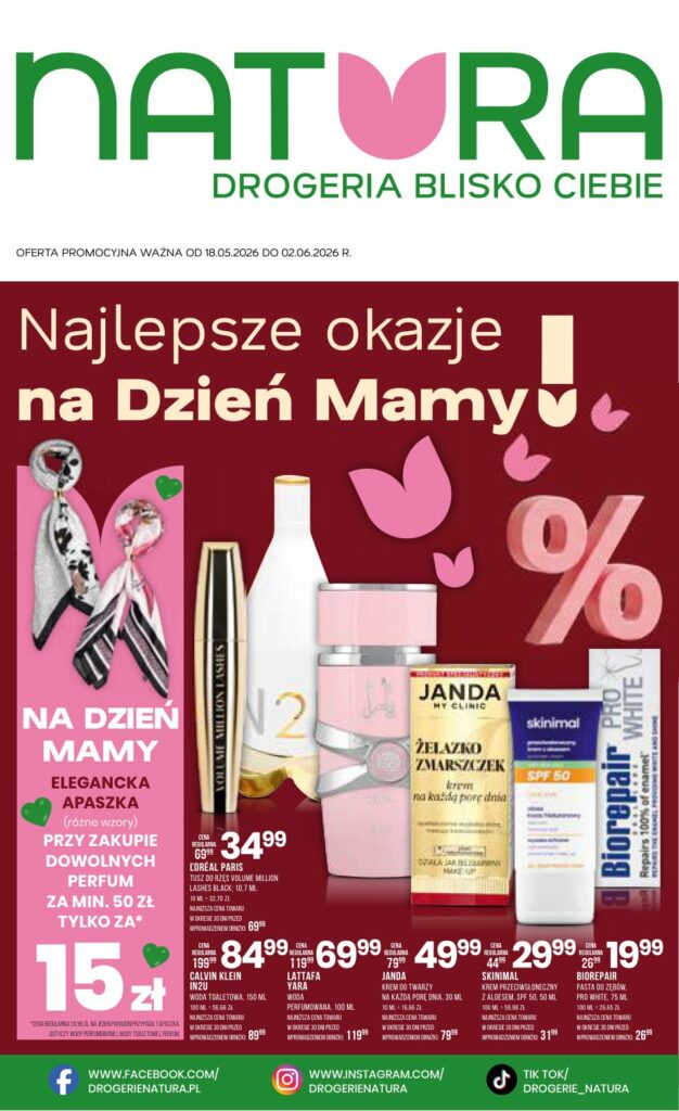 Gazetka promocyjna Natura ważna od 18.05 do 02.06