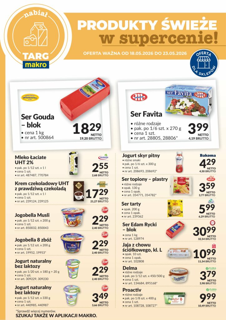 Gazetka promocyjna Makro ważna od 18.05 do 23.05