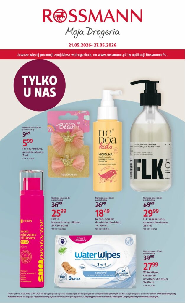 Gazetka promocyjna Rossmann ważna od 21.05 do 27.05