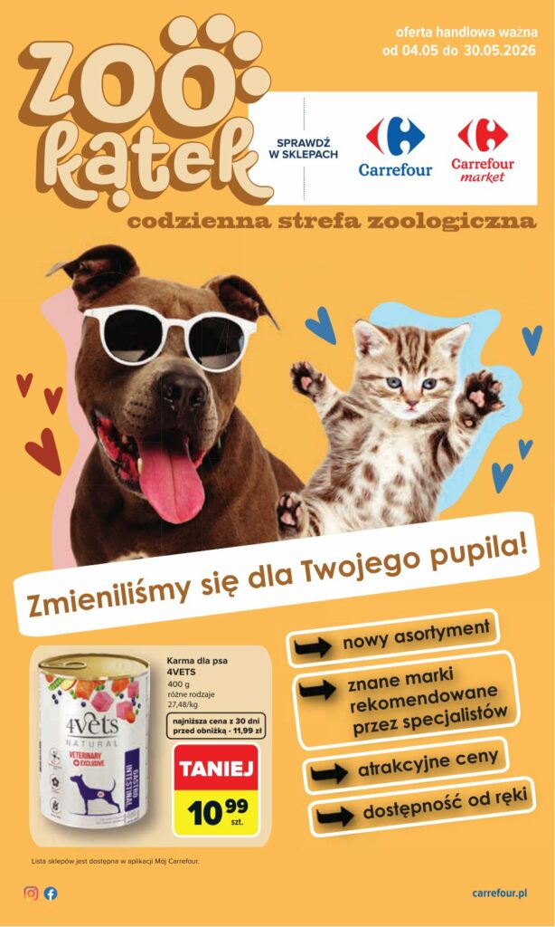 Gazetka promocyjna Carrefour ważna 04.05 do 30.05.2026