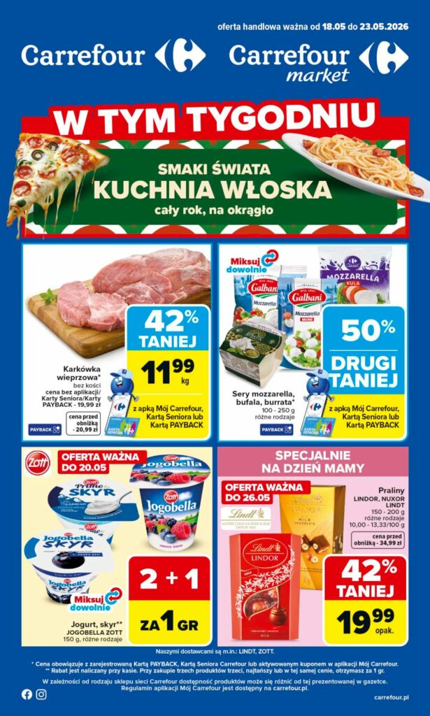 Gazetka promocyjna Carrefour ważna od 18.05 do 23.05.2026 Oferta
