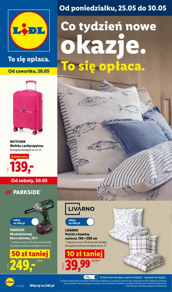 Gazetka promocyjna Lidl ważna od poniedziałku, 25.05 do 30.05